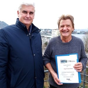 Bruno Ofner mit Andreas Lunardon